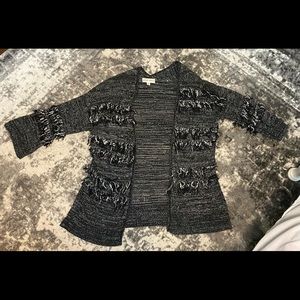 Black and white cardigan